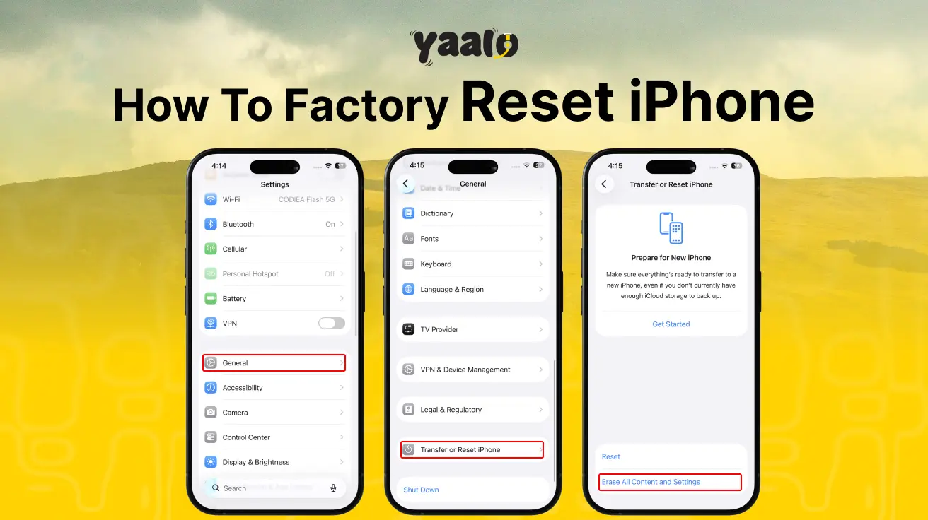 How to Factory Reset an iPhone?